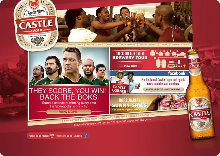 Castle Lager — Back the Boks